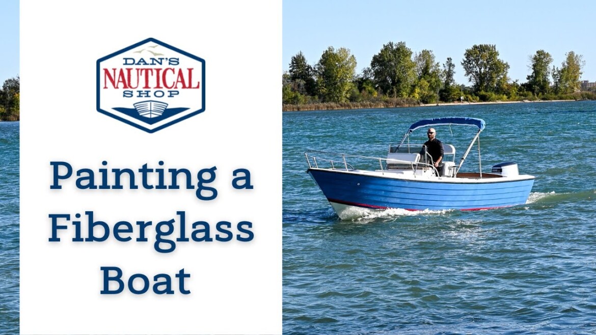 Fiberglass Boat Painting using Pettit EasyPoxy and KiwiGrip on my Chris